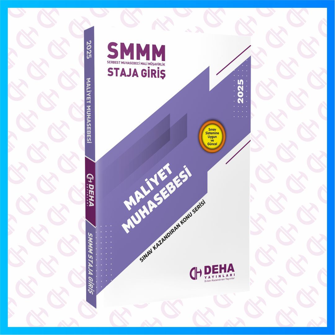 SMMM Staja Giriş Sınavına Hazırlık Maliyet Muhasebesi Konu Anlatımlı Kitap