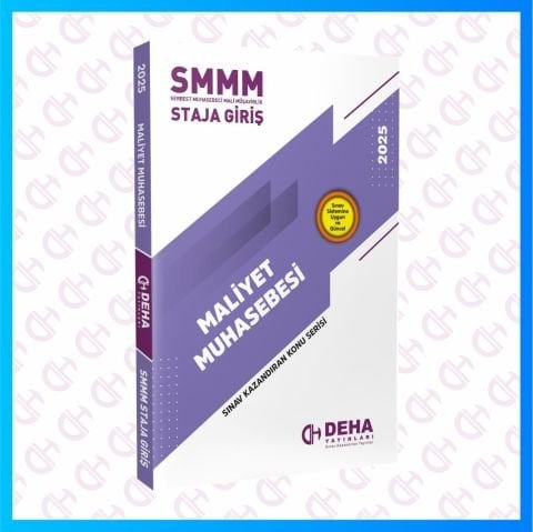SMMM Staja Giriş Sınavına Hazırlık Maliyet Muhasebesi Konu Anlatımlı Kitap