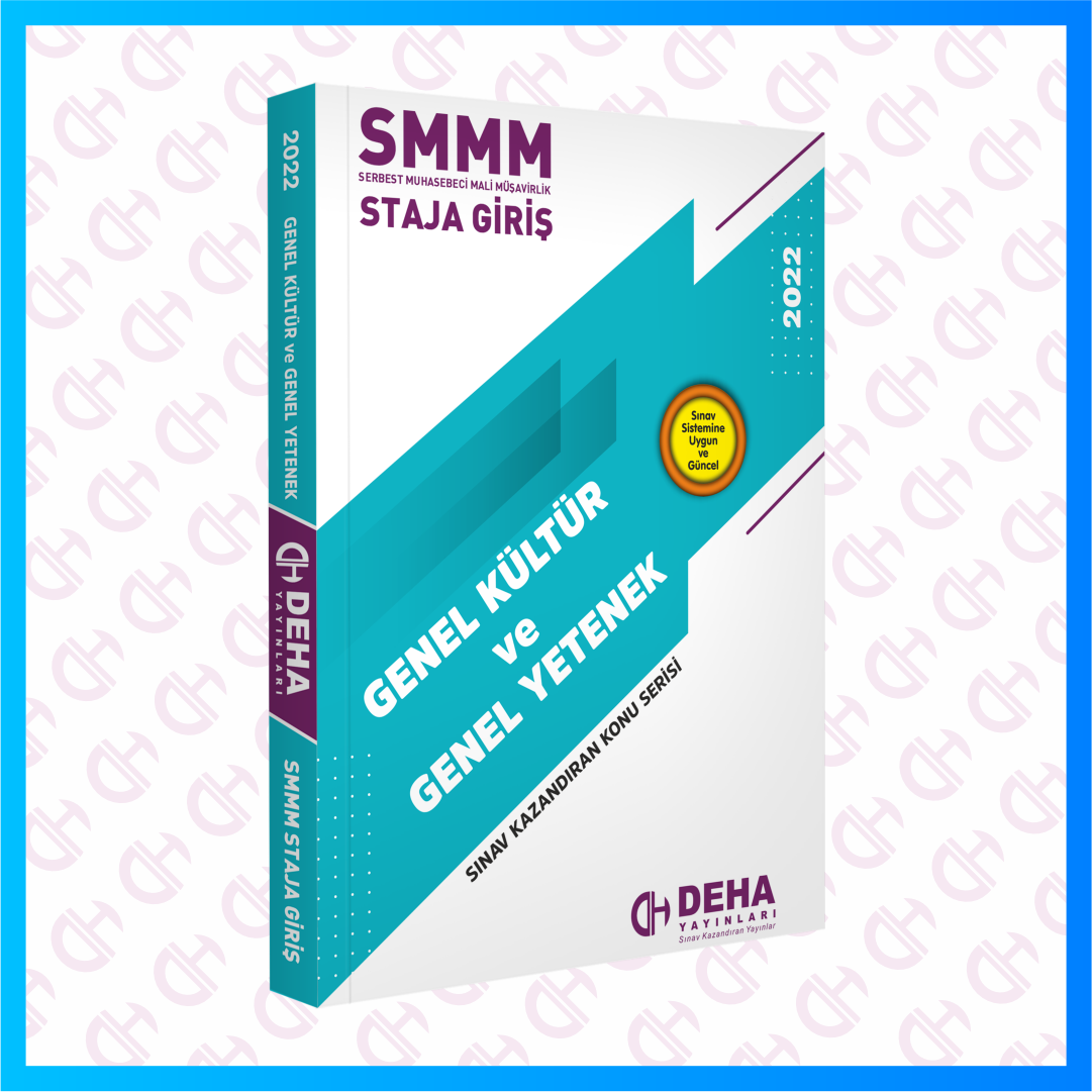 SMMM Staja Giriş Sınavına Hazırlık Genel Kültür ve Genel Yetenek Konu Anlatımlı Kitap