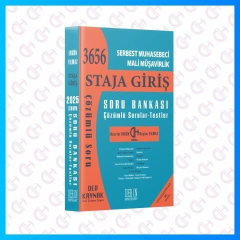 SMMM Staja Giriş Sınavına Hazırlık 3656 Çözümlü Soru Bankası Kitabı