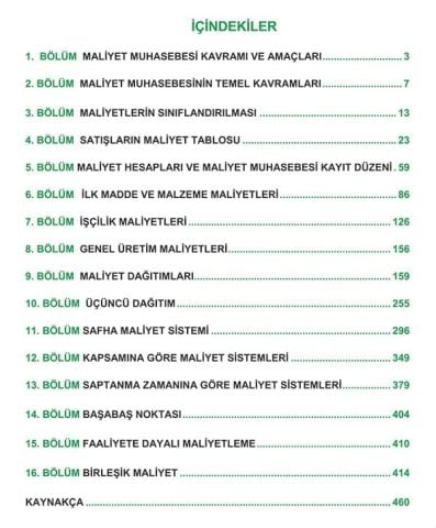 SMMM Yeterlilik Sınavına Hazırlık Maliyet Muhasebesi Konu Anlatımlı Kitap