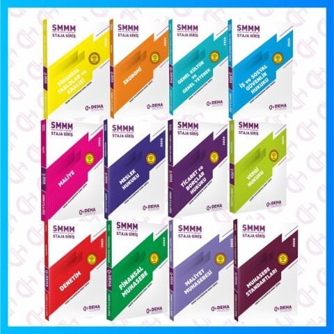 SMMM Staja Giriş Sınavına Hazırlık Konu Anlatımlı Kitaplar Seti