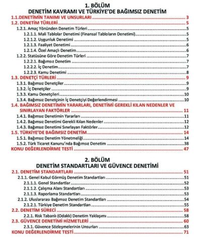 KGK Bağımsız Denetçi Sınavlarına Hazırlık Denetim Konu Anlatımlı Kitap
