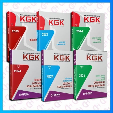 KGK Bağımsız Denetçi Sınavlarına Hazırlık Konu Anlatımlı Kitaplar ve Soru Bankaları Seti