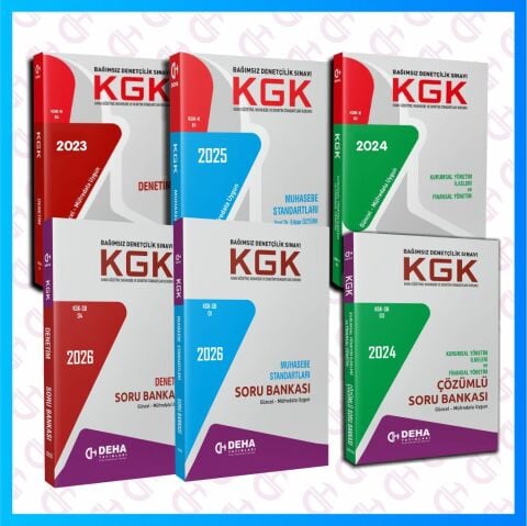 KGK Bağımsız Denetçi Sınavlarına Hazırlık Konu Anlatımlı Kitaplar ve Soru Bankaları Seti