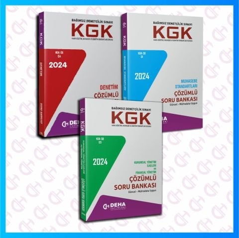KGK Bağımsız Denetçi Sınavlarına Hazırlık Çözümlü Soru Bankası Kitap Seti