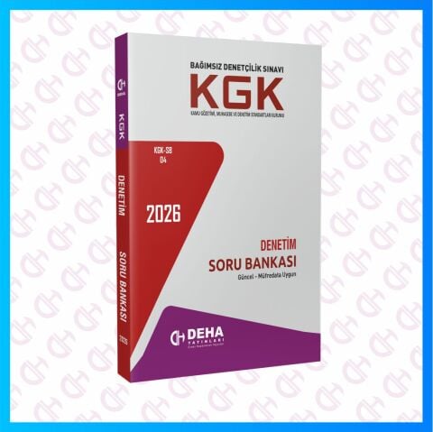 KGK Bağımsız Denetçi Sınavlarına Hazırlık Denetim Çözümlü Soru Bankası Kitabı