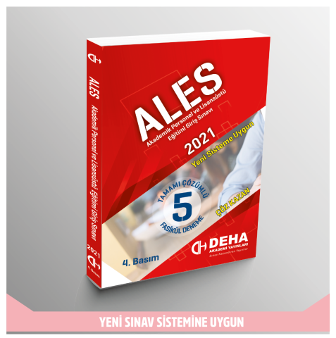 ALES Tamamı Çözümlü 5 Fasikül Deneme Kitabı