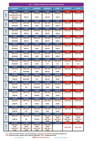 2025 - 2. Dönem SMMM Yeterlilik Finansal Muhasebe CANLI+KAMP+KAYITTAN Eğitim (FULL PAKET)