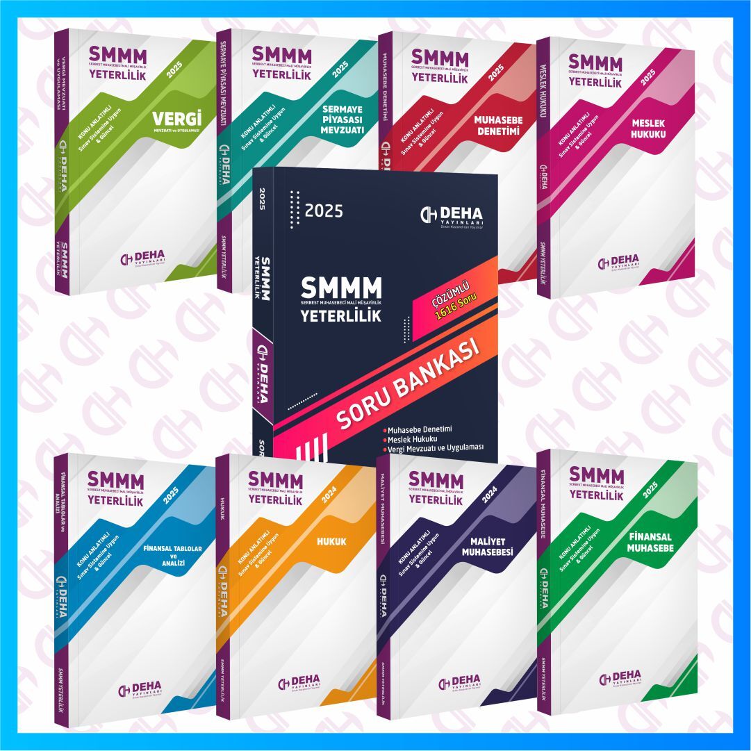 SMMM Yeterlilik Sınavına Hazırlık Konu Anlatım Seti & Çözümlü Soru Bankası Seti