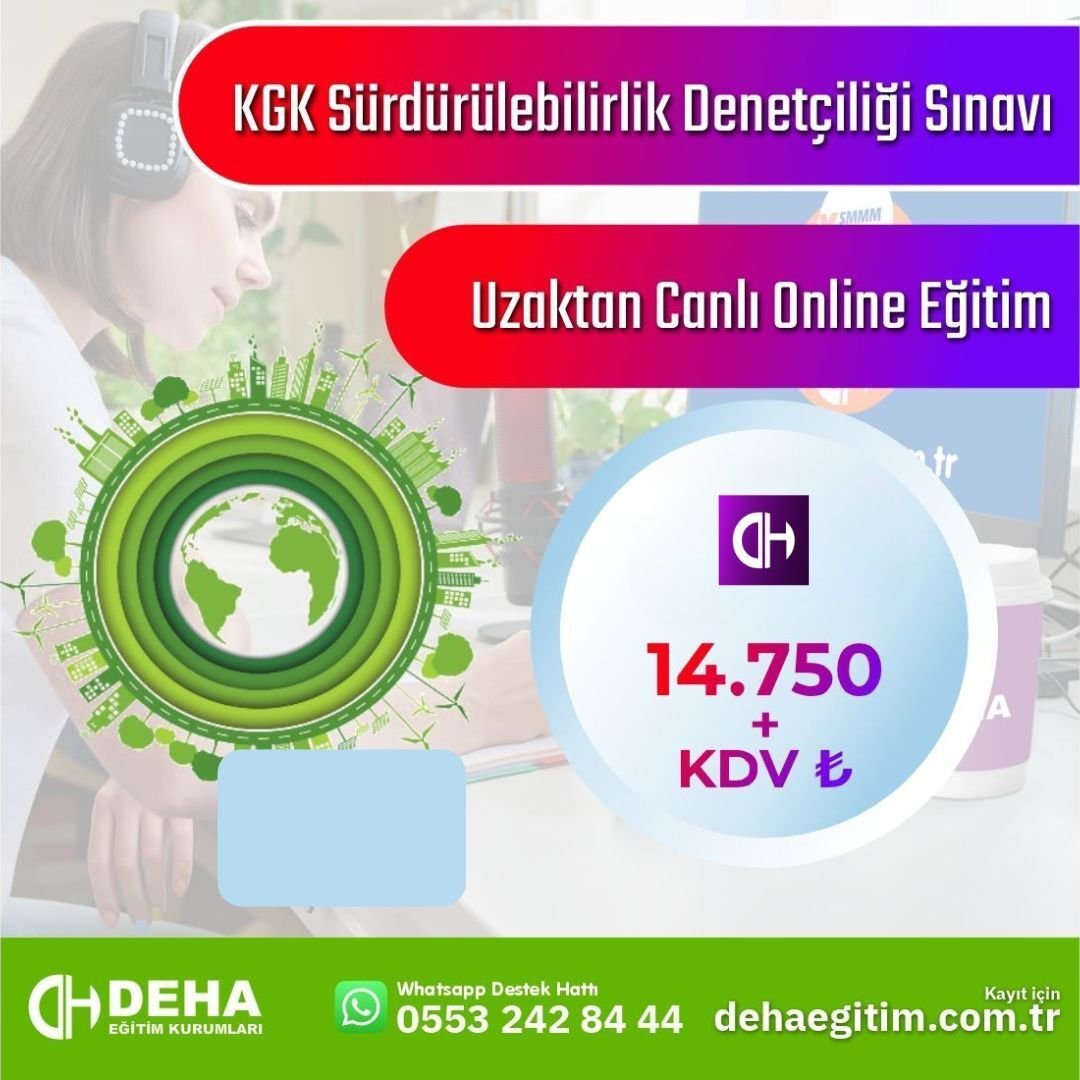 KGK Sürdürülebilirlik Denetçiliği Sınavı 2026/1