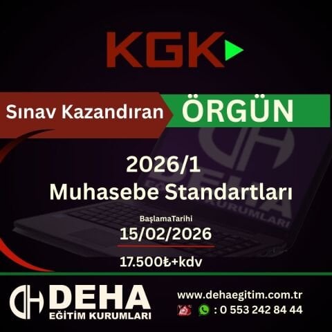 KGK Bağımsız Denetçilik Muhasebe Standartları Örgün Eğitim