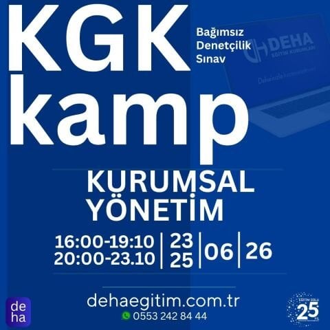 2026/1. Dönem KGK Kurumsal Yönetim CANLI KAMP