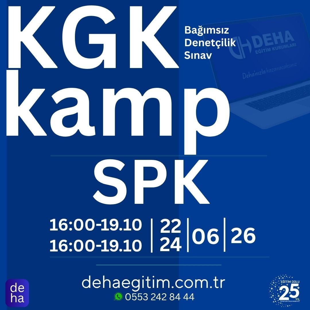 2026/1. Dönem KGK SPK CANLI KAMP