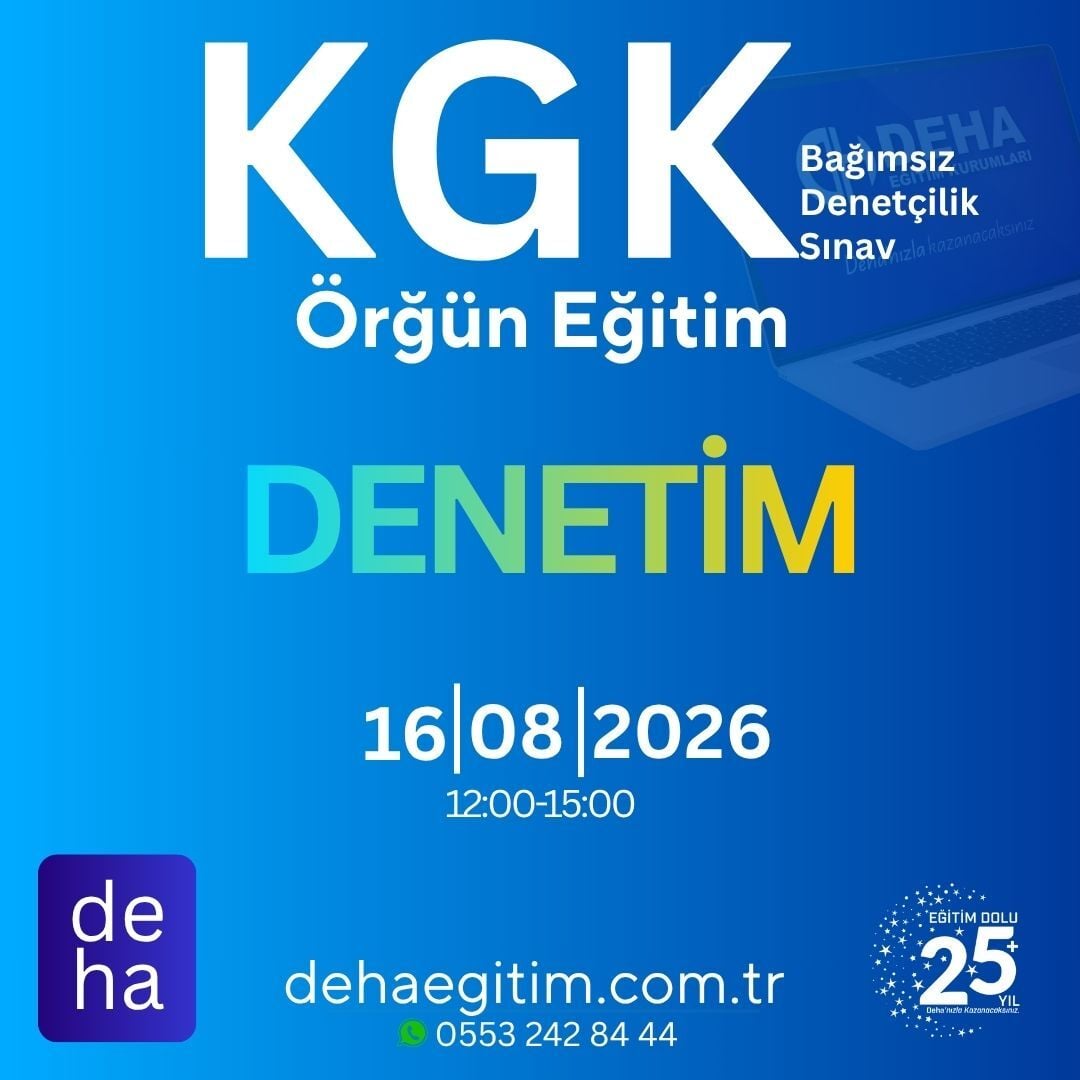 KGK Bağımsız Denetçilik Denetim Örgün Eğitim